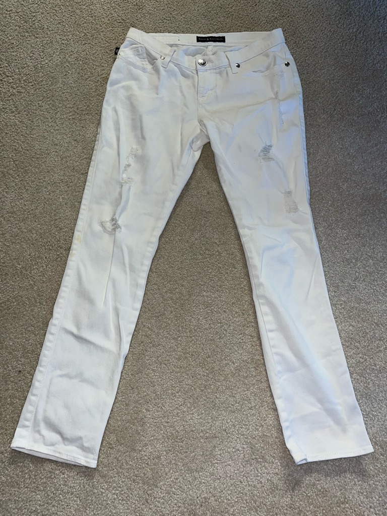 Rock & Republic Slim White Women’s Jeans